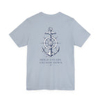 Anchor Graphic Tee — "Hold Steady Anchor Down" Nautical Shirt
