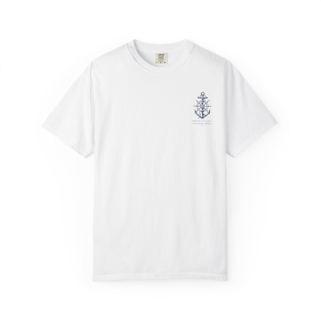 Nautical Anchor -Unisex Garment-Dyed T-shirt