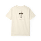 Guardian Angel -Faith- Graphic T‑Shirt — 'Tutus Sum' Cross Tee