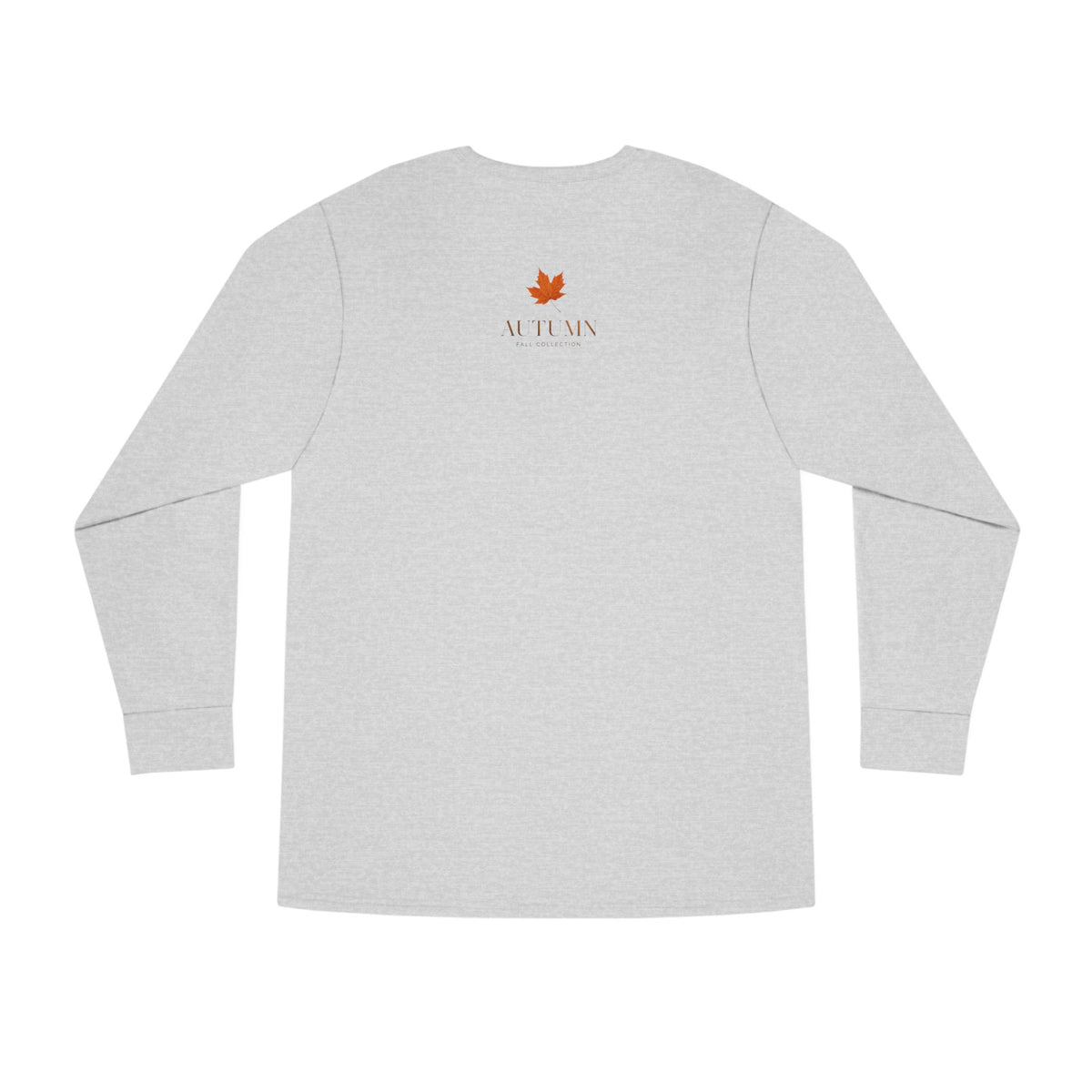 Autumn Leaves Long Sleeve Tee — 'AUTUMN' Maple Graphic Cozy Fall Shirt