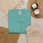 Don't Worry Bee Happy Tee -Unisex Garment-Dyed T-shirt