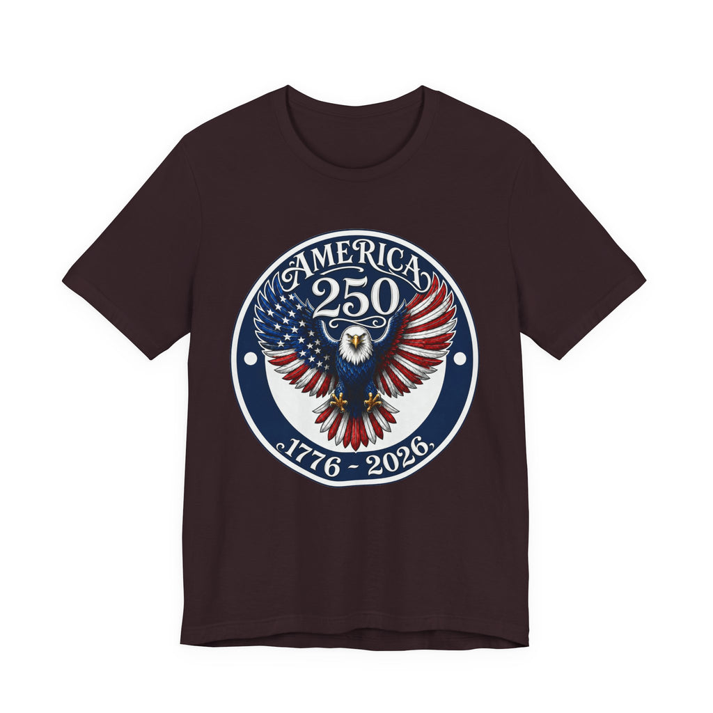 America 250 Eagle T-Shirt – 1776-2026 Bicentennial Patriotic Tee
