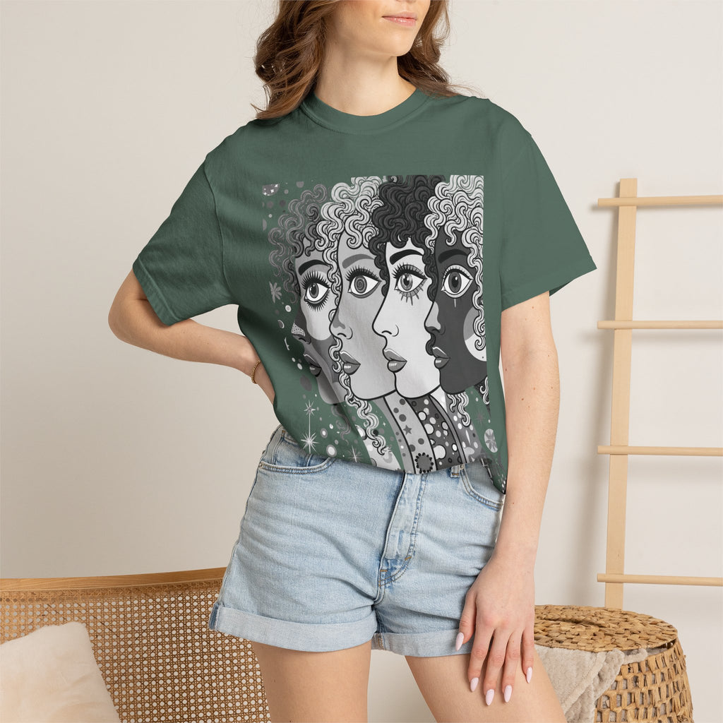 Artsy Pop Art Faces Graphics