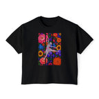 Floral Ballet Dancer Tee | Boxy Crop Shirt