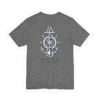 Anchor Nautical T‑Shirt — "Hold Steady Anchor Down"