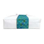 Blue Mosaic Weekender Bag – Nautical Tile Travel Tote