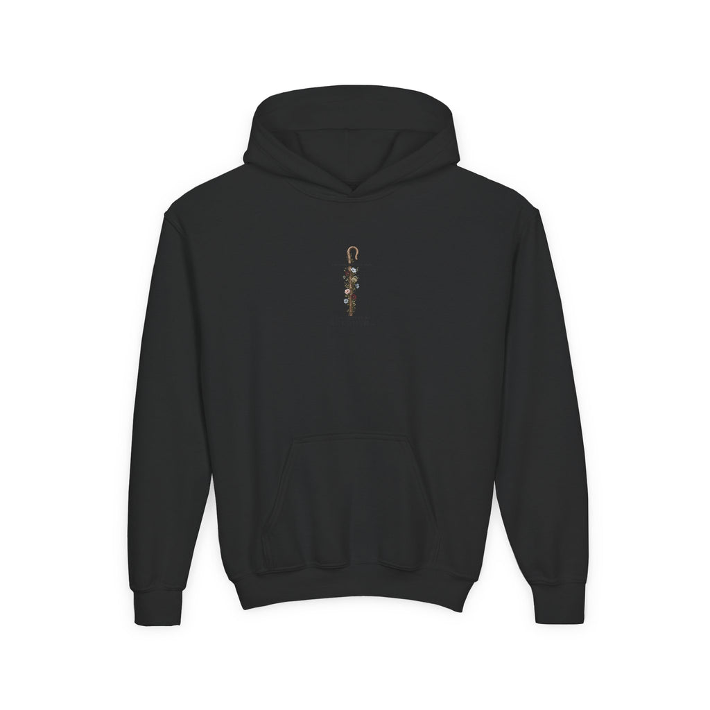 "The Lord Is My Shepherd" -Youth Heavy Blend Hooded Sweatshirt