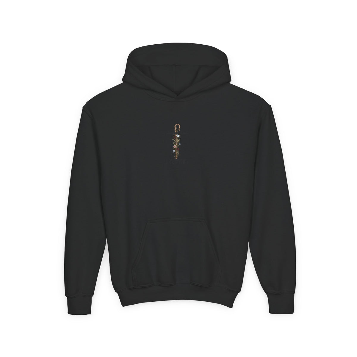 "The Lord Is My Shepherd" -Youth Heavy Blend Hooded Sweatshirt