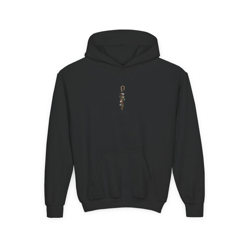 "The Lord Is My Shepherd" -Youth Heavy Blend Hooded Sweatshirt