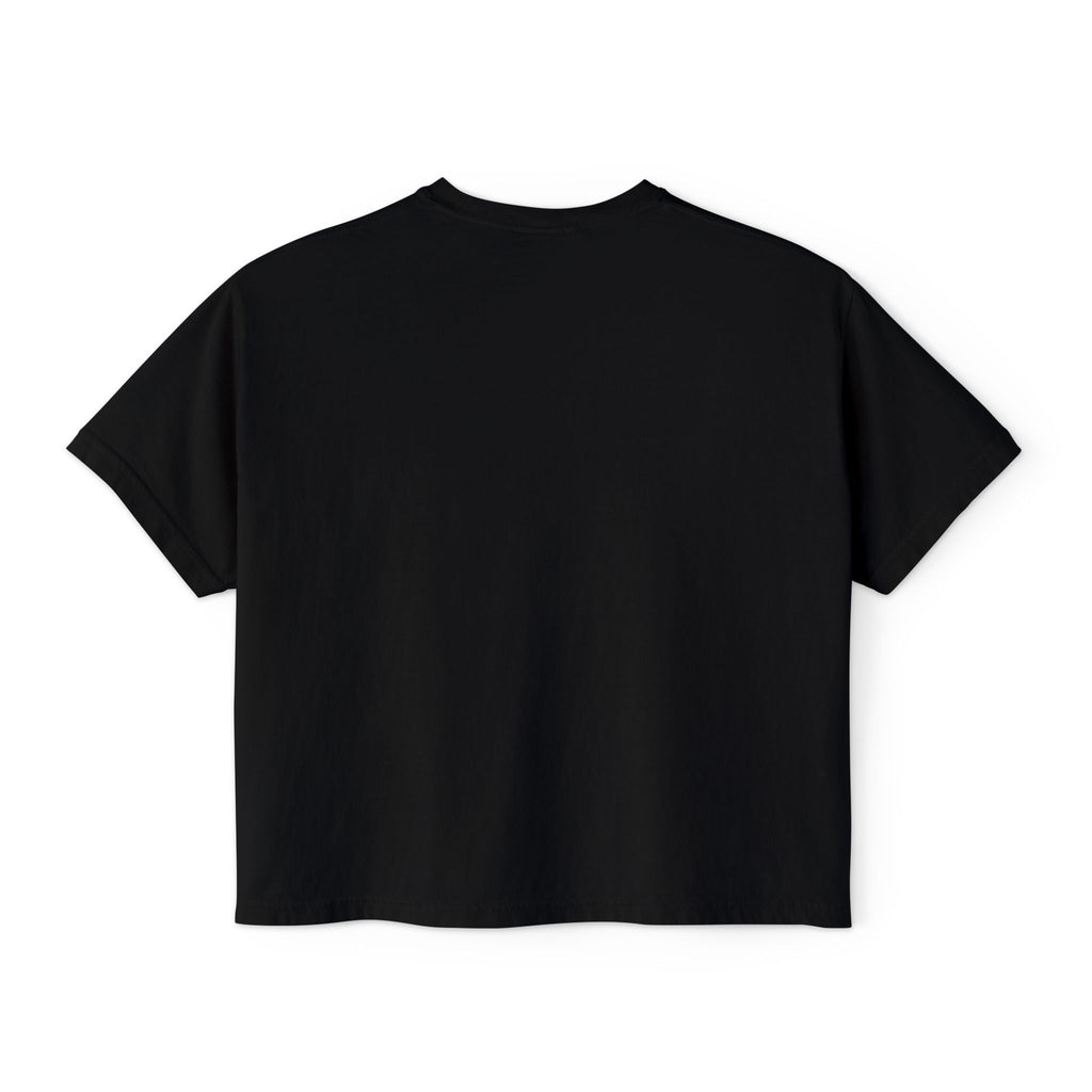 Women's Boxy Tee — Brown Spaniel Dog Graphic T‑Shirt