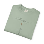 Don't Worry Bee Happy Tee -Unisex Garment-Dyed T-shirt