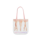 Ballet Tote Bag — 'Let's Dance' Ballerina Canvas Tote