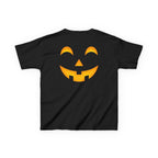 Kids Halloween Pumpkin Face Tee — Cute Jack-O'-Lantern T-Shirt for Children