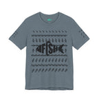 Fish Graphic Tee — 'FISH' Silhouette Fishing Shirt