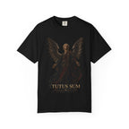 Guardian Angel -Faith- Graphic T‑Shirt — 'Tutus Sum' Cross Tee