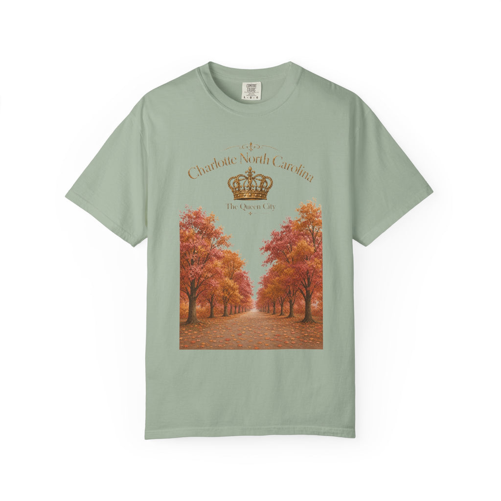 Charlotte North Carolina Autumn Tree Lane T-Shirt