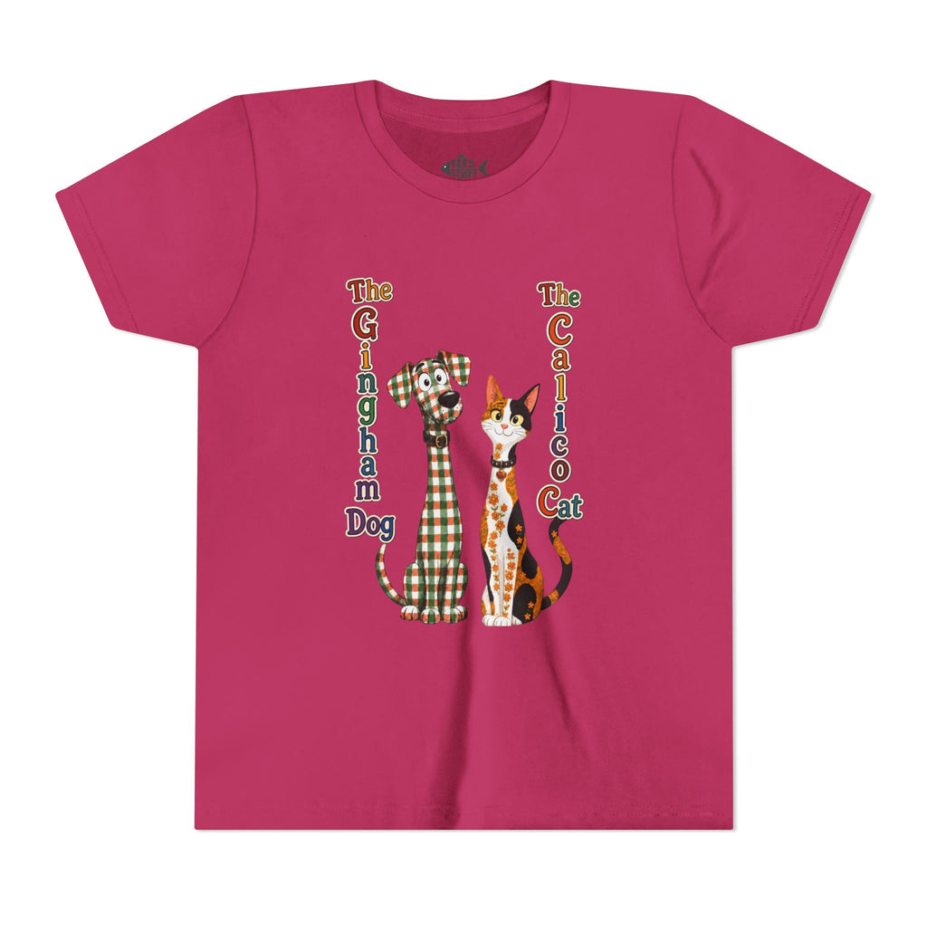 Gingham Dog & Calico Cat Kids Shirt