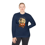 Halloween Pumpkin & Black Cat Long Sleeve Tee — "Trick or Treat / Hello Halloween"