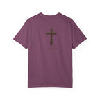 Guardian Angel -Faith- Graphic T‑Shirt — 'Tutus Sum' Cross Tee