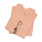 Shepherd Floral Staff T‑Shirt — 'The Lord Is My Shepherd' Faith Tee