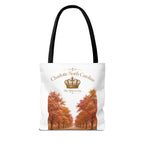 Charlotte North Carolina Autumn Tote Bag — 'The Queen City' Fall Tree Design