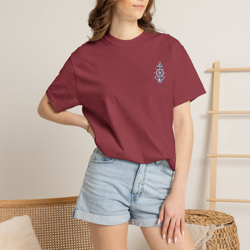 Nautical Anchor -Unisex Garment-Dyed T-shirt