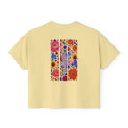 Floral Ballet Dancer Tee | Boxy Crop Shirt