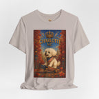 Charlotte NC Dog Tee — Cute Pup on Skateboard Patriotic T‑Shirt
