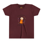 Youth Tee — "When the Praises Go Up, The Blessings Come Down" Kids Christian Shirt