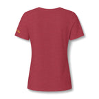 Orange Slice Splash T-Shirt | Citrus Fruit V-Neck Tee