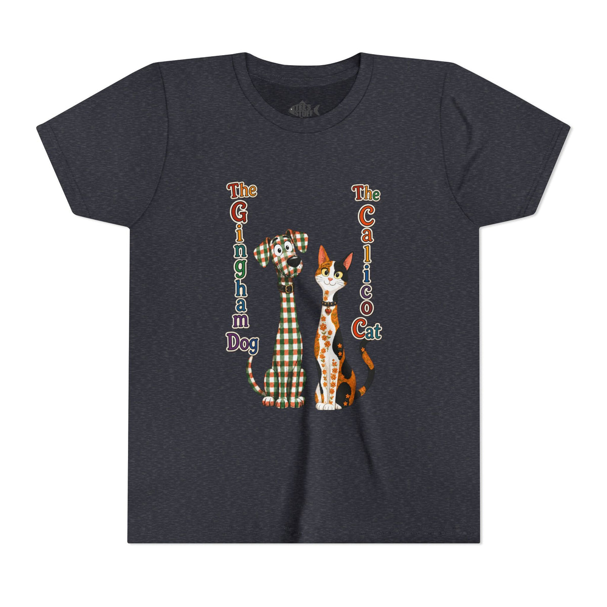 Gingham Dog & Calico Cat Kids Shirt