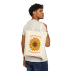 Sunflower 'Thank You for the Sunshine' Cotton Canvas Tote