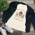 Women's Praise Choir Tee — "When the Praises Go Up, The Blessings Come Down"