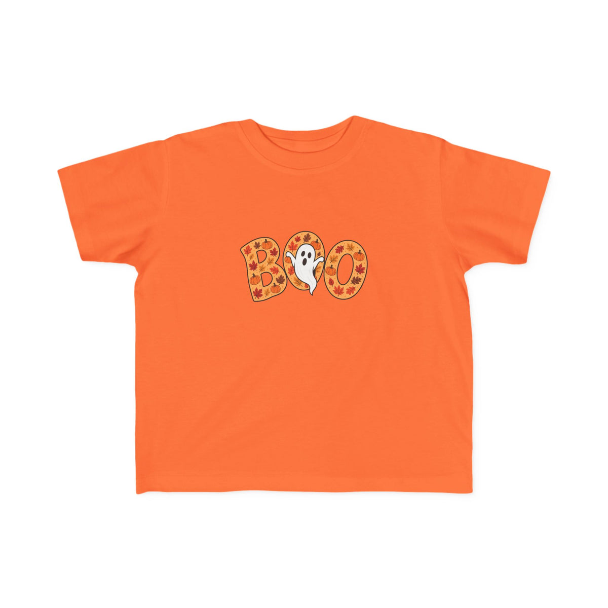 Toddler Tee - 'Boo' Ghost Halloween Striped Shirt