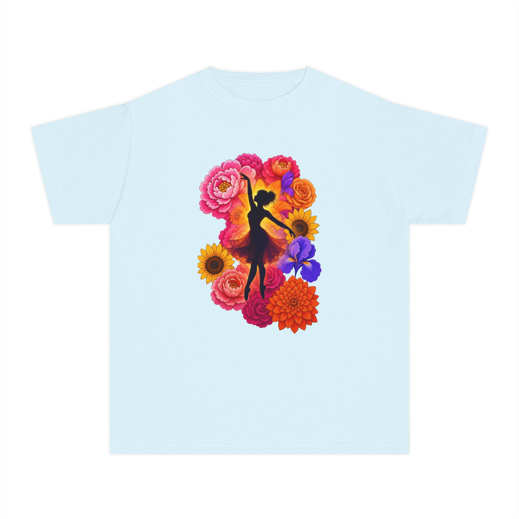 Let's Dance Floral Ballerina T--Shirt.