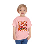 Toddler Halloween Pumpkin and Autumn Leaves Tee
