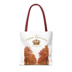 Charlotte North Carolina Autumn Tote Bag — 'The Queen City' Fall Tree Design