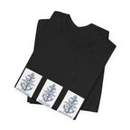 Nautical Anchor Trio T-Shirt — Vintage Navy Boat Crew Graphic Tee
