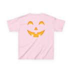 Kids Halloween Pumpkin Face Tee — Cute Jack-O'-Lantern T-Shirt for Children
