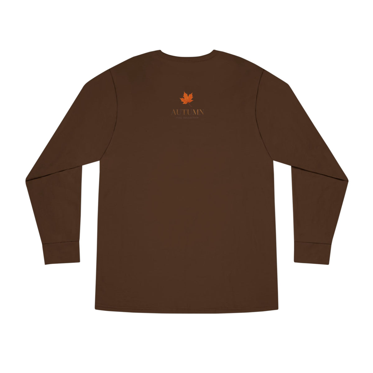 Autumn Leaves Long Sleeve Tee — 'AUTUMN' Maple Graphic Cozy Fall Shirt