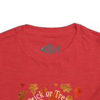 Toddler Halloween Pumpkin and Autumn Leaves Tee