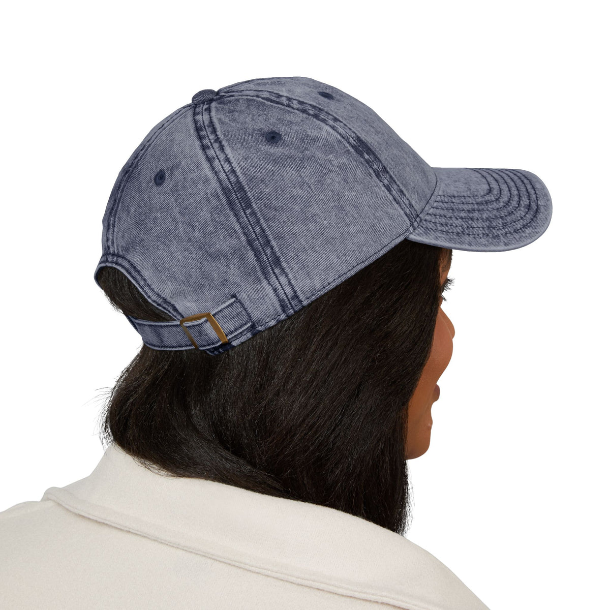 Sunflower Embroidered Vintage Cap