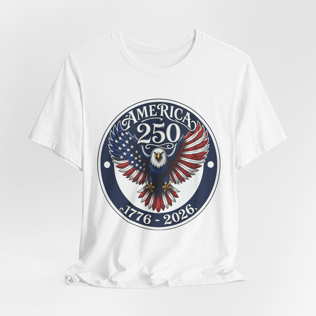 America 250 Eagle T-Shirt – 1776-2026 Bicentennial Patriotic Tee