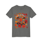 Youth Autumn Falling Leaves Short Sleeve Tee