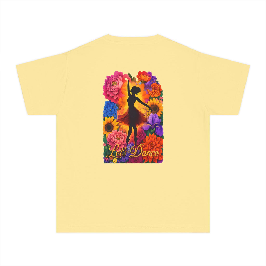 Let's Dance Floral Ballerina T--Shirt.