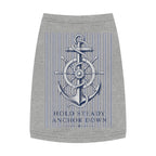 Nautical Anchor Pet Tank Top – "Hold Steady Anchor Down" Dog Shirt