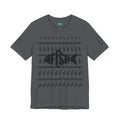 Fish Graphic Tee — 'FISH' Silhouette Fishing Shirt