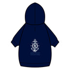 Pet Hoodie — Nautical Anchor "Hold Steady Anchor Down"
