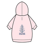 Pet Hoodie — Nautical Anchor "Hold Steady Anchor Down"