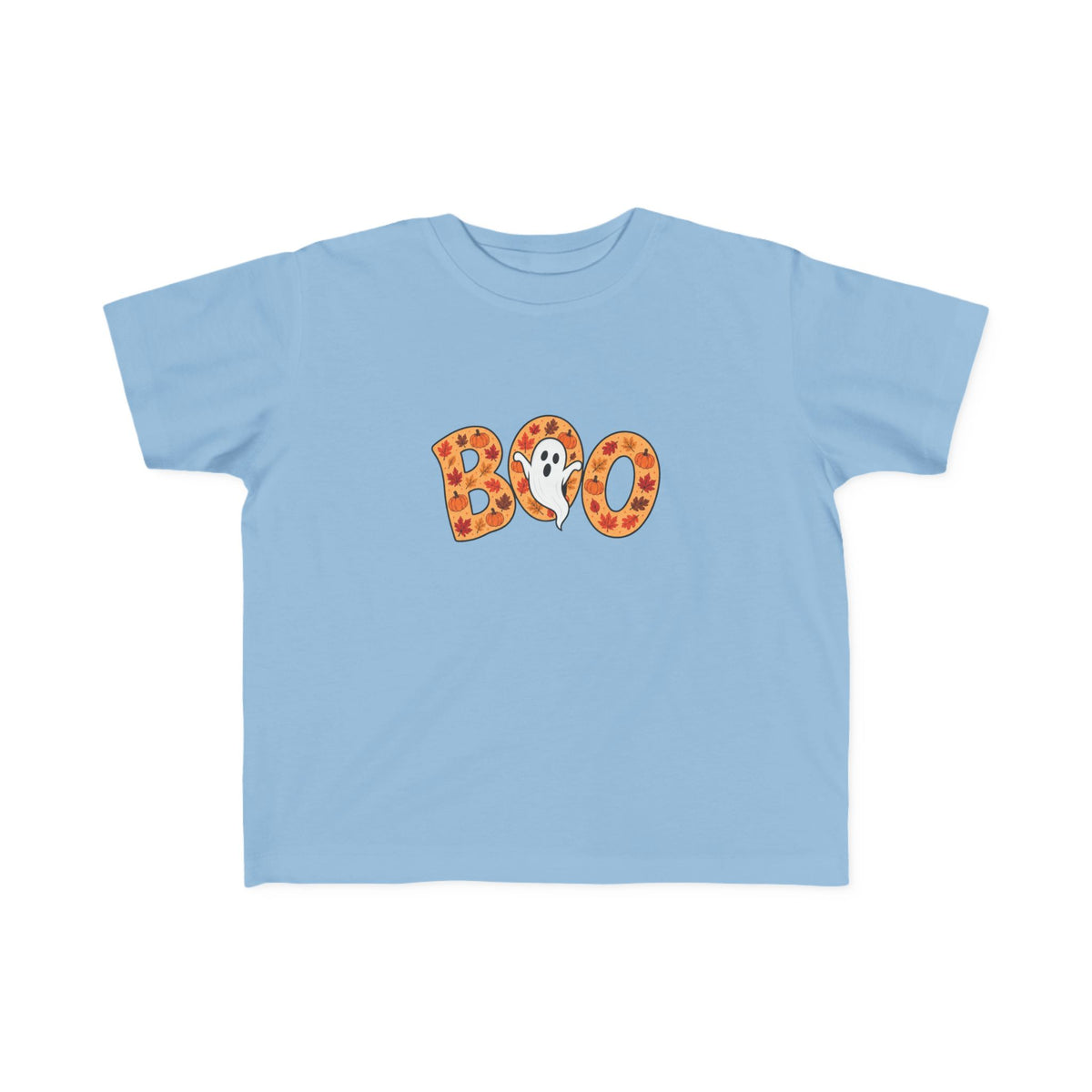 Toddler Tee - 'Boo' Ghost Halloween Striped Shirt